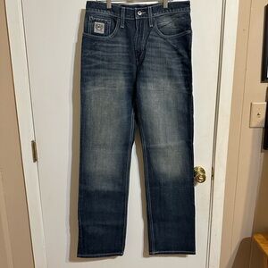 Cinch Men's Dark Blue Straight Jeans